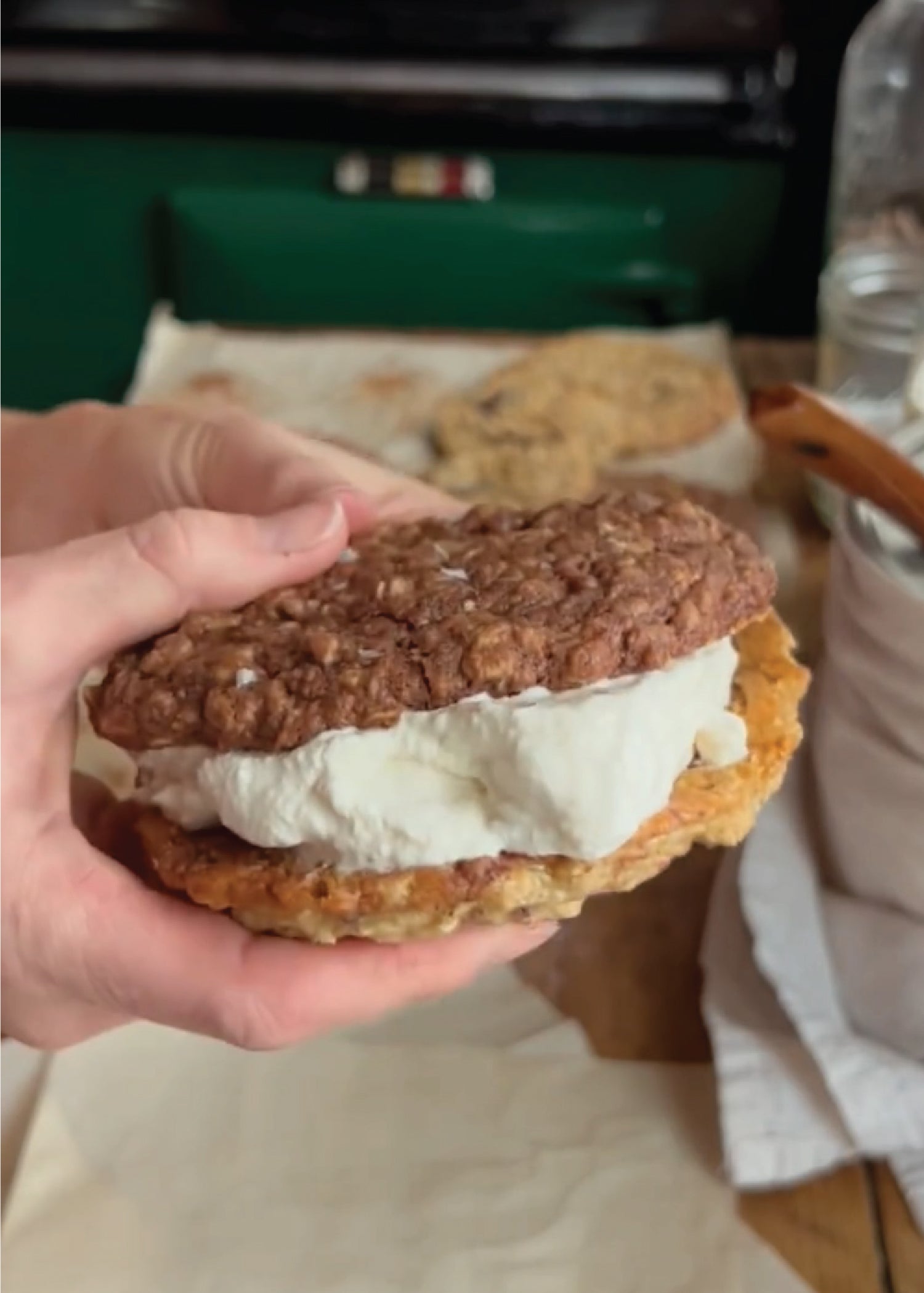 Sourdough Oatmeal Chocolate Chip Cookies