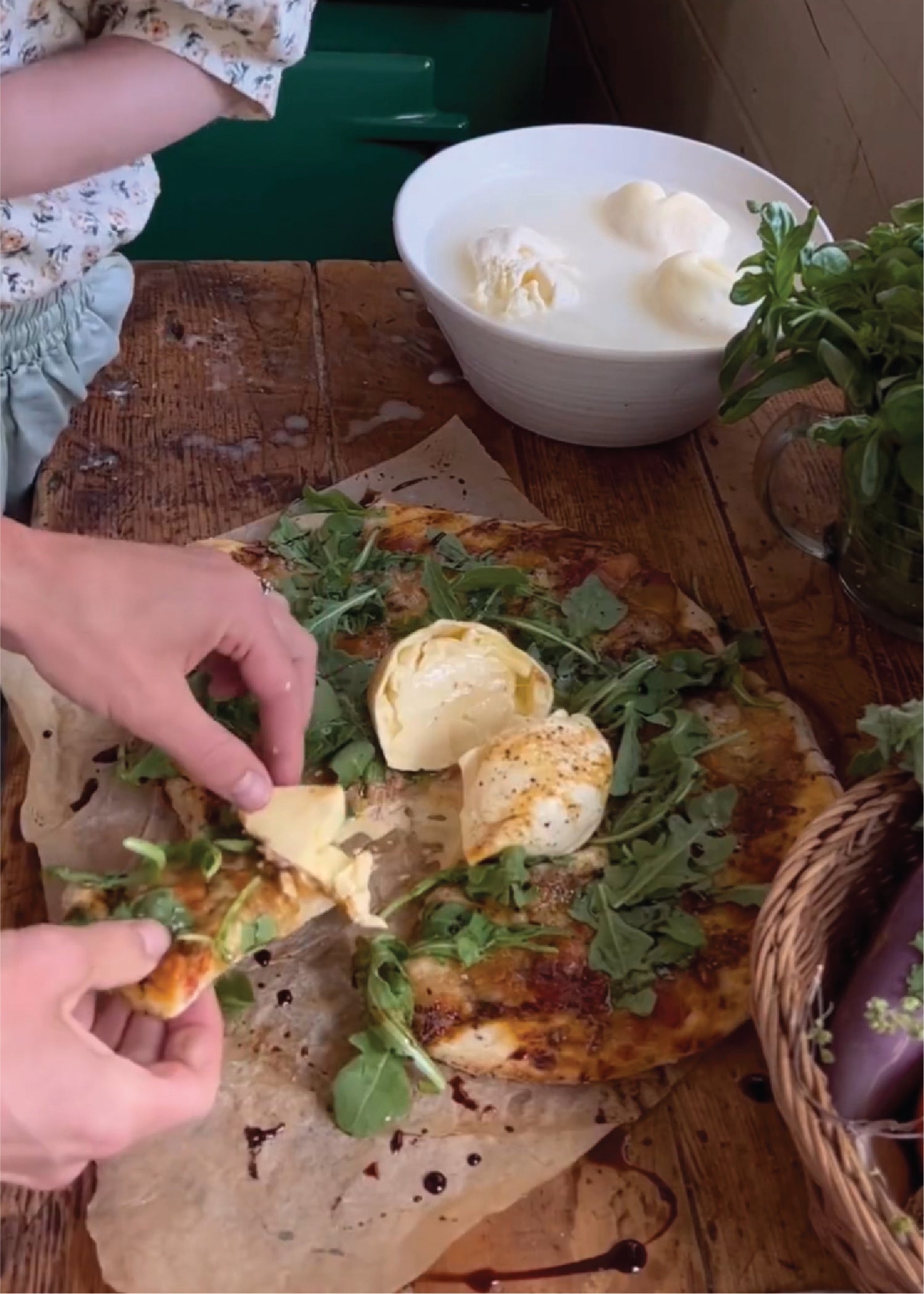 Burrata Sourdough Pizza