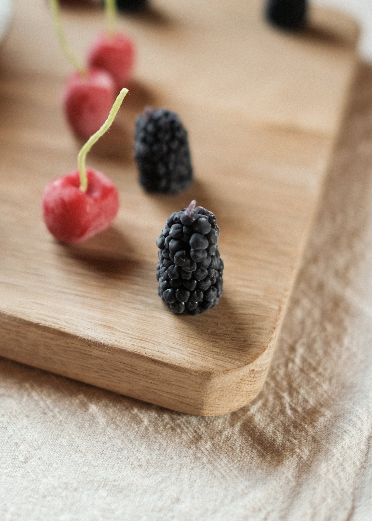 Blackberry Birthday Beeswax Candles