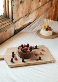 Blackberry Birthday Beeswax Candles