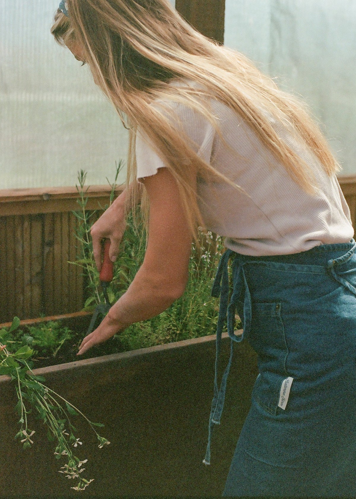 Denim Half Apron