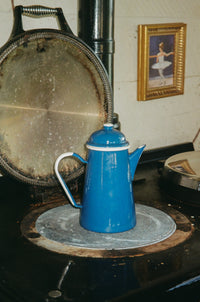 Enamel Tall Tea Pot